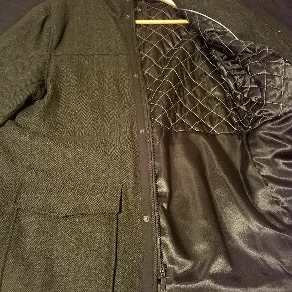 Mens Wool Coat - Picture 2 of 7